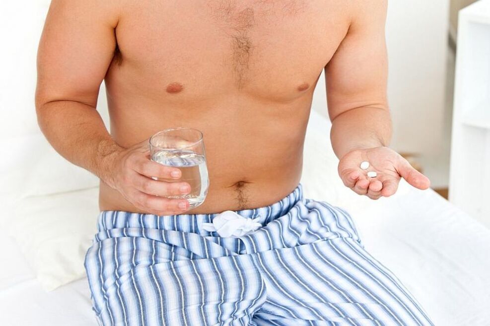 moški jemlje tablete za prostatitis